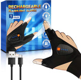 LED Flashlight Gloves – Funny Birthday Gift for Men Who Have Everything, Hands-Free Gadget for Him