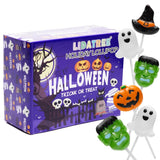 Halloween Lollipops for Porch Candy Bowls - Individually Wrapped 24 Pack of Spooky Suckers for Trick or Treat Stations