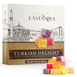 Eastanbul Turkish Delight Candy 10.5oz, Exotic International Sweet for Holiday Gift Baskets and Eid Celebrations