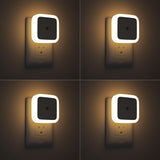 Sujeet Dusk to Dawn Night Light – Fall Prevention Safety Light for Hallway and Bathroom, 4-Pack Plug in LED