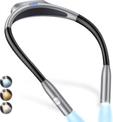 Gritin LED Neck Reading Light – Calming Eye-Caring Amber Glow for Evening Wind-Down Rituals