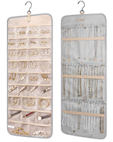BAGSMART Hanging Jewelry Organizer – Quick-Access Daily Storage, 360-Degree Rotating Closet Hook