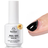 Beetles 15ml Peel Off Base Coat for Busy Professionals, Fast Color Swap Without Salon