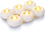 Homemory Flameless LED Floating Candles – Cozy Living Room Centerpiece Decor for Cylinder Vases and Mantel Styling