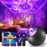 One Fire Galaxy Projector for Kids Bedroom – Child Safe Night Light with 15 White Noise Lullabies Auto Off Timer for Toddler Sleep Aid