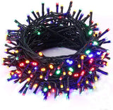 FULLBELL Waterproof Black String Lights 33ft 100 LED IP44 – Patio, Garden Fence & Yard Halloween Decor with 8 Modes & Remote