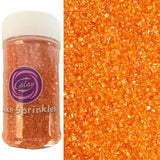 Sentovac Orange Sanding Sugar – Festive Baking Accent for Autumn-Themed Home Dessert Tables and Fall Cookie Platters