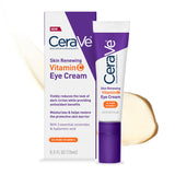CeraVe Skin Renewing Vitamin C Eye Cream – Ophthalmologist-Tested Under-Eye Cream Safe for Sensitive Eyes
