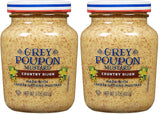 Grey Poupon Country Dijon Mustard – Bold Spread for BBQ Patio Grilling and Cookouts