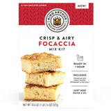 King Arthur Baking Company Focaccia Mix Kit – Thoughtful Hostess Gift with Rosemary Sea Salt Topping Included