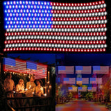 Lumivern Outdoor Christmas Net Lights 360 LED 12x5FT Waterproof Mesh Lights Connectable for Patio Camping Backyard Fence and Garden Decor