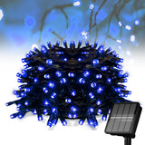 Lumivox Solar String Lights – 32.8ft Outdoor Patio Lights with 8 Modes, Waterproof LED for Backyard and Camping