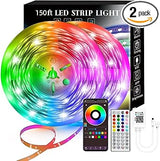 LuminNest Smart LED Strip Lights – Ambient Bedroom Decor with Music Sync, 50FT to 200FT RGB