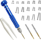 PTSLKHN S2 Steel 5-in-1 Mini Screwdriver Set – Practical Birthday Gift for Mom, Everyday Fix-It Companion for Her Purse or Nightstand