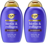OGX Thick & Full + Biotin Collagen Volumizing Shampoo for Fine Hair – Spa-Day Self-Care Ritual for Thinning Strands, Bergamot Jasmine Scent, 13 Fl Oz