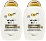 OGX Nourishing + Coconut Milk Conditioner – Clean Beauty Essential, Simple Hydrating Step for Uncluttered Vanities