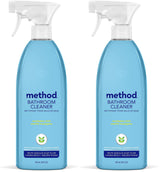 Method Bathroom Cleaner Eucalyptus Mint – Bleach-Free Mold and Mildew Spray Safe Around Kids and Pets, 28 Fl Oz