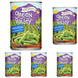 Green Valley Organic Cut Green Beans – Shelf-Stable Organic Side for Camping Meals and RV Galley Cooking, 14.5 oz