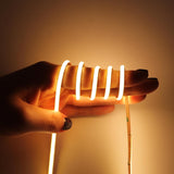 LUMIFLEX Aura 3mm COB Strip Light – Bedroom Ambient Decor, Dotless LED Tape for Living Room Atmosphere