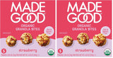 MadeGood Strawberry Granola Mini Bites – Safe After-School Snack for Picky Eaters, Peanut-Free and Tree Nut Free