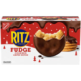 RITZ Fudge Covered Holiday Crackers – Sweet Stocking Stuffer Gift for Her and Him, Limited Edition Party Snack