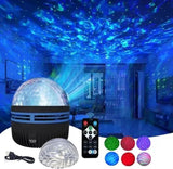 LUMENA Aurora Galaxy Projector – Romantic Birthday Gift for Her with Remote, Ocean Wave and Northern Lights for Bedroom Ambiance