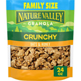 Nature Valley Crunchy Granola Oats and Honey – Pantry Staple for Kids Snacking and School Lunches, 24 oz Pouch