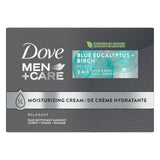 Dove Men + Care 3-in-1 Bar Cleanser Blue Eucalyptus + Birch for Men Gentle Bar for Sensitive Skin, Non-Stripping Body Face and Shave