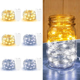 LUMIO Fairy Lights Battery Operated – 7ft Copper Wire String Lights for Living Room Aesthetic, Cozy Bedroom Decor and Shelf Styling