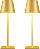 LEDLUX Cordless Table Lamp – Waterproof Patio Lighting for Outdoor Dinner Parties, Rechargeable 6000mAh