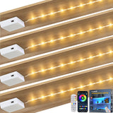 LuminGlow Battery LED Strip Lights – Cozy Bedroom Accent Lighting for Floating Shelves and Living Room Decor