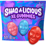SHAQ-A-LICIOUS Shaq XL Gummy Candy Individually Wrapped Snack Packs for Halloween Gift Bags, Stocking Stuffers, and Novelty Fan Gifts, 11.8 oz Original
