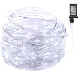 Minetom Fairy Lights Plug in – Cozy Bedroom Ambient Lighting with Flexible Silver Wire and Warm White Glow