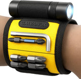 Galvanox Magnetic Wristband with LED Flashlight - Practical Birthday Gift for Dad, Handyman and DIY Husband