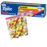 Ziploc Gallon Slider Bags – BPA-Free Storage for Healthy Meal Prep and Portion Control