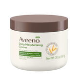 Aveeno Daily Moisturizing Cream – Premium Prebiotic Oat & Shea Butter in Elegant 20 oz Vessel