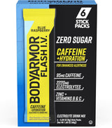 BODYARMOR Flash IV Electrolyte Packets – Daily Wellness Hydration for Clean-Energy Lifestyles, Zero Sugar Vitamin Boost