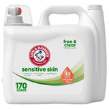 ARM & HAMMER Sensitive Skin Free & Clear Laundry Detergent – Dye-Free Fragrance-Free Wash for Asthma and Fragrance-Sensitive Family