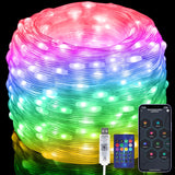 LuminGlow Smart RGB Fairy Lights 66ft with App Control – Thoughtful Birthday Gift for Women and Teens