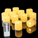 Homemory LED Votive Candles – Living Room Decor Accent with Realistic Flickering Flame for Cozy Home Ambiance