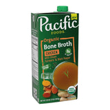Pacific Foods Organic Unsalted Chicken Bone Broth – Calming Collagen-Rich Cup for Bath Night and Self-Care Routine