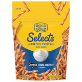 Rold Gold Cool Ranch Pretzel Twists 4 oz – After-School Snack for Children, Oven-Baked Crunch