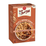 Bob's Red Mill Non-GMO Maple Brown Sugar Oatmeal – Wholesome Pantry Staple for Mindful Mornings and Meal Prep, 6 Pouches
