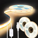 Luminara COB LED Strip Light – Bedroom Accent Lighting for a Cozy Modern Aesthetic