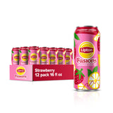 Lipton Fusions Iced Tea Lemonade – Half-Sugar Everyday Soda Swap for Health-Conscious Routines