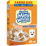 Kellogg’s Frosted Mini-Wheats – Low-Fat Whole Grain Cereal for Mindful Mornings and IBS-C Digestive Support, 29.5oz Giant Box