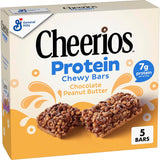 Cheerios Protein Chewy Bars Kid Friendly After School Snack with 7g Protein 6.35 oz Box