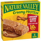 Nature Valley Creamy Protein Bars – Camping and Day-Hike Energy Bar, Peanut Butter Chocolate 5-Count Box