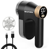 BEAUTURAL Fabric Shaver Minimalist Lint Remover Cordless Rechargeable in Neutral White
