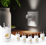 LuminAura 6-Pack Dusk-to-Dawn Night Light – Cool-to-Touch LED Plug-in for Safer Hallways, Stairs, and Bathroom Navigation